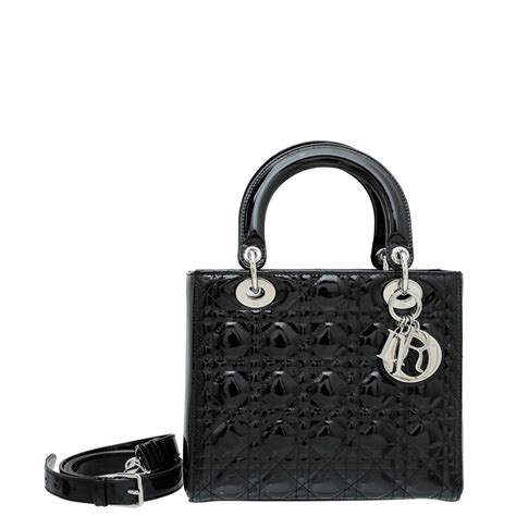 Christian Dior Black Lady Dior Medium Bag – THE CLOSET.